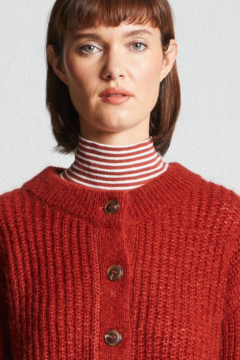 Cardigan grosses mailles THEA - Mat de Misaine
