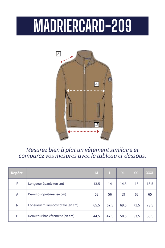 cardigan zippé MADRIER - Mat de Misaine
