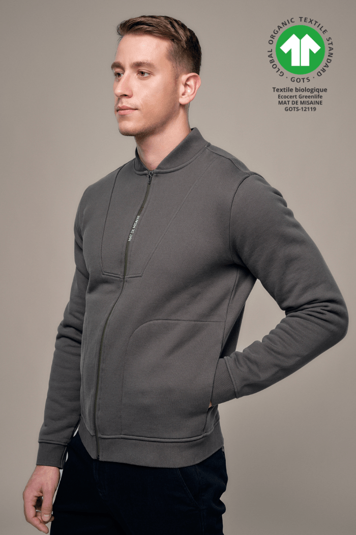 Cardigan zippé MORTEN - Mat de Misaine