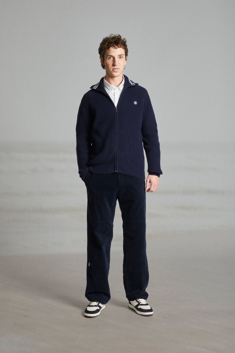 Cardigan zippé TALBOT - Mat de Misaine
