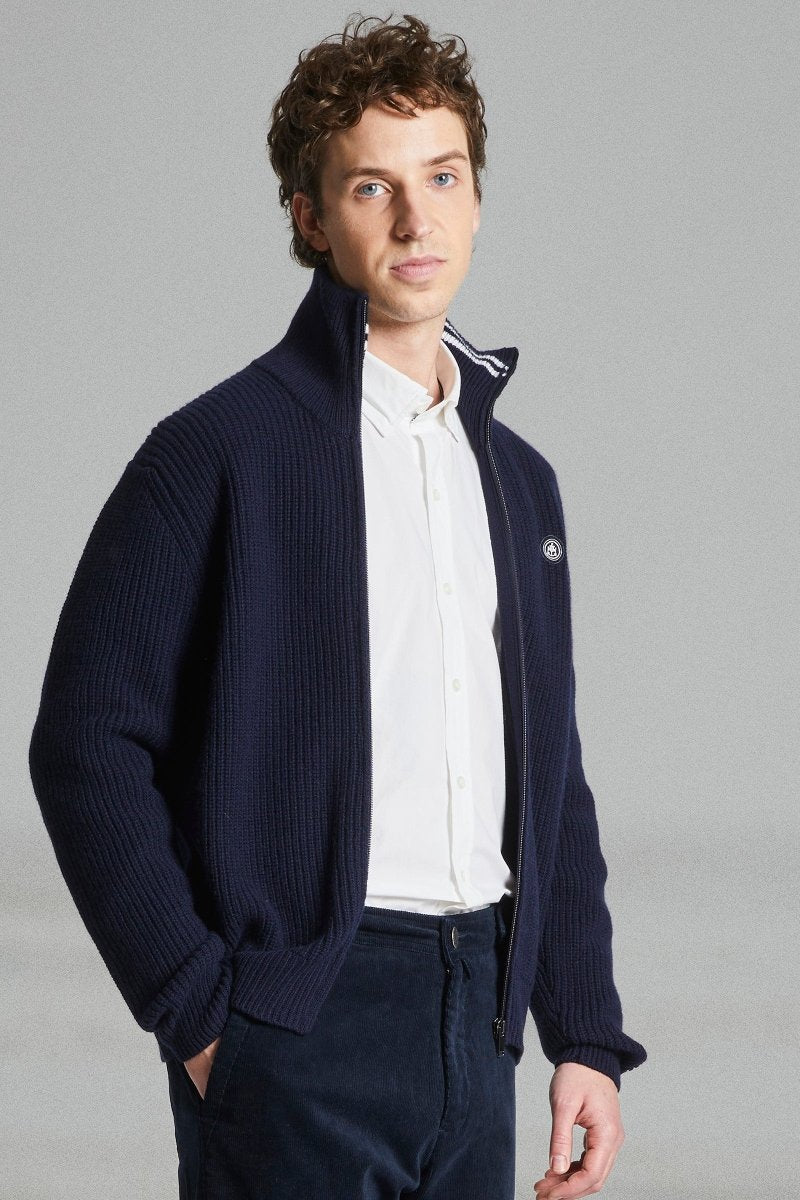 Cardigan zippé TALBOT - Mat de Misaine