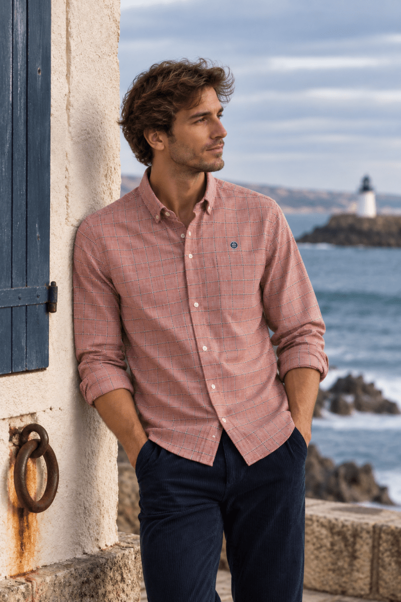 Chemise à carreaux CARGUE - Mat de Misaine
