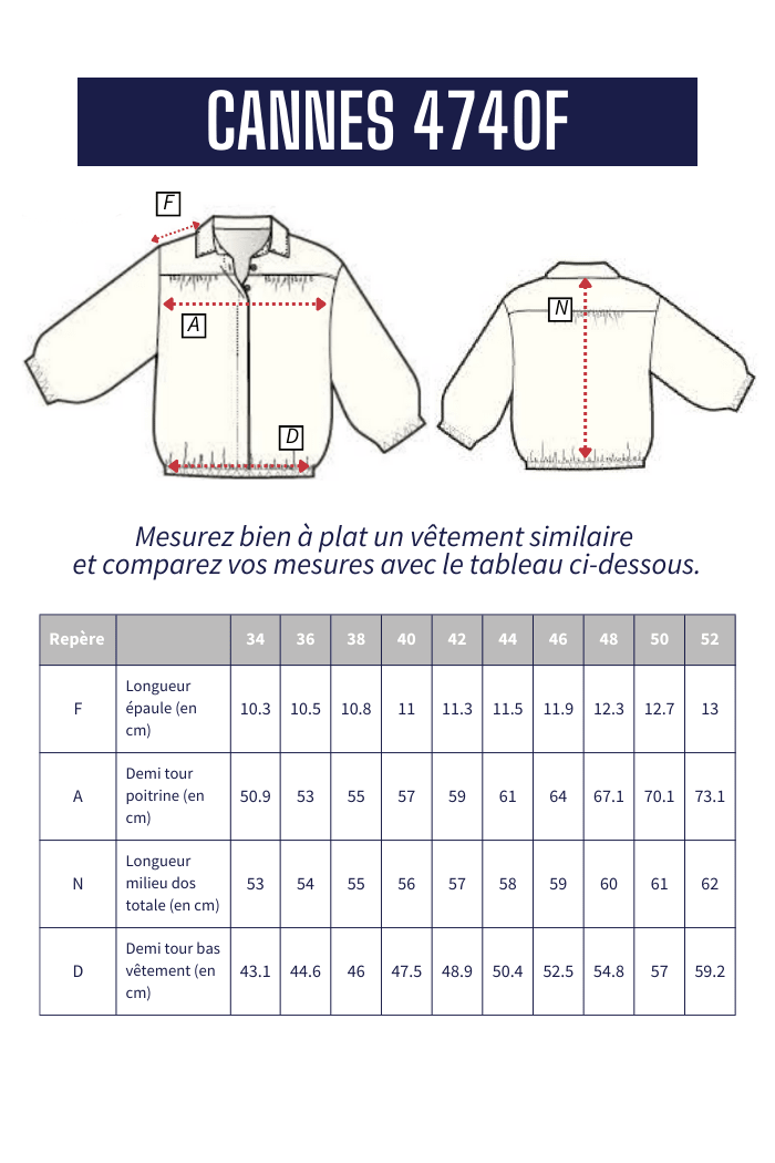 Chemise avec bas élastiqué CANNES - Mat de Misaine