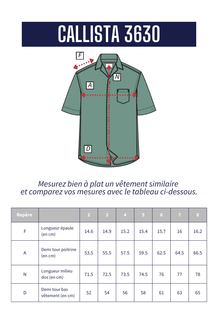 Chemise avec poches sur les côtés CALLISTA - Mat de Misaine