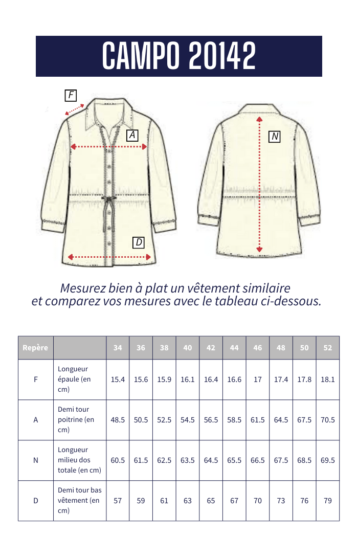 Chemise CAMPO - Mat de Misaine
