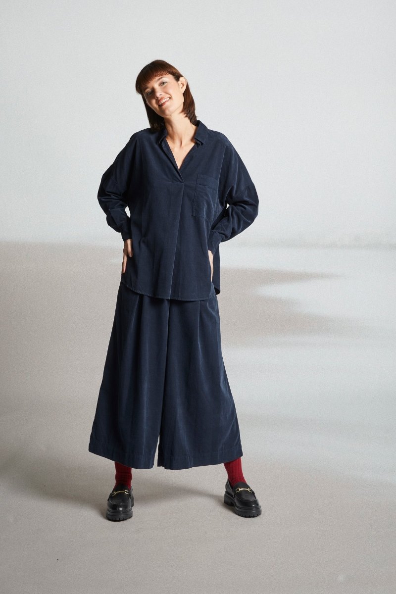 Chemise col vareuse CLARAN - Mat de Misaine