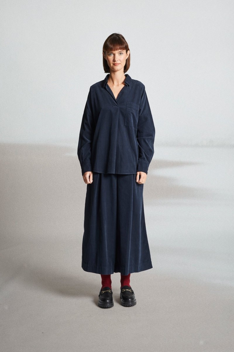 Chemise col vareuse CLARAN - Mat de Misaine