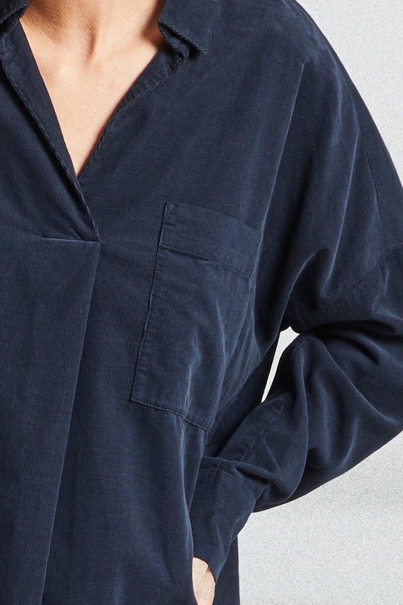 Chemise col vareuse CLARAN - Mat de Misaine