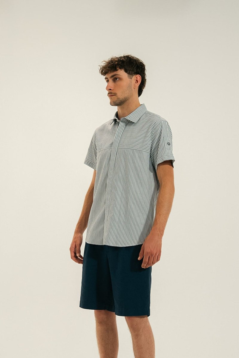 Chemise découpes graphiques CANTO - Mat de Misaine