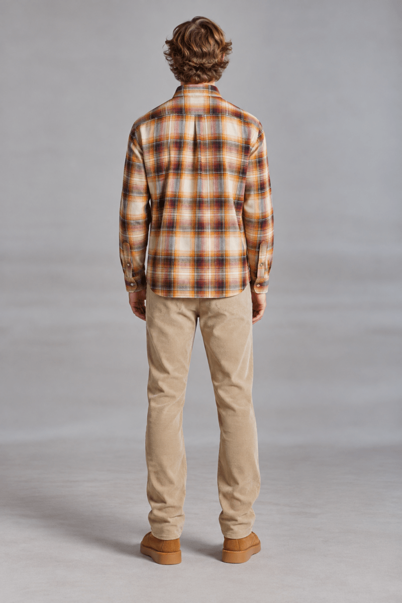 Chemise en flanelle à carreaux COPILO - Mat de Misaine
