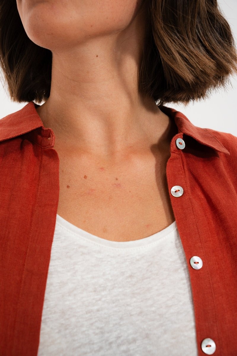 Chemise en lin léger CAMBO - Mat de Misaine