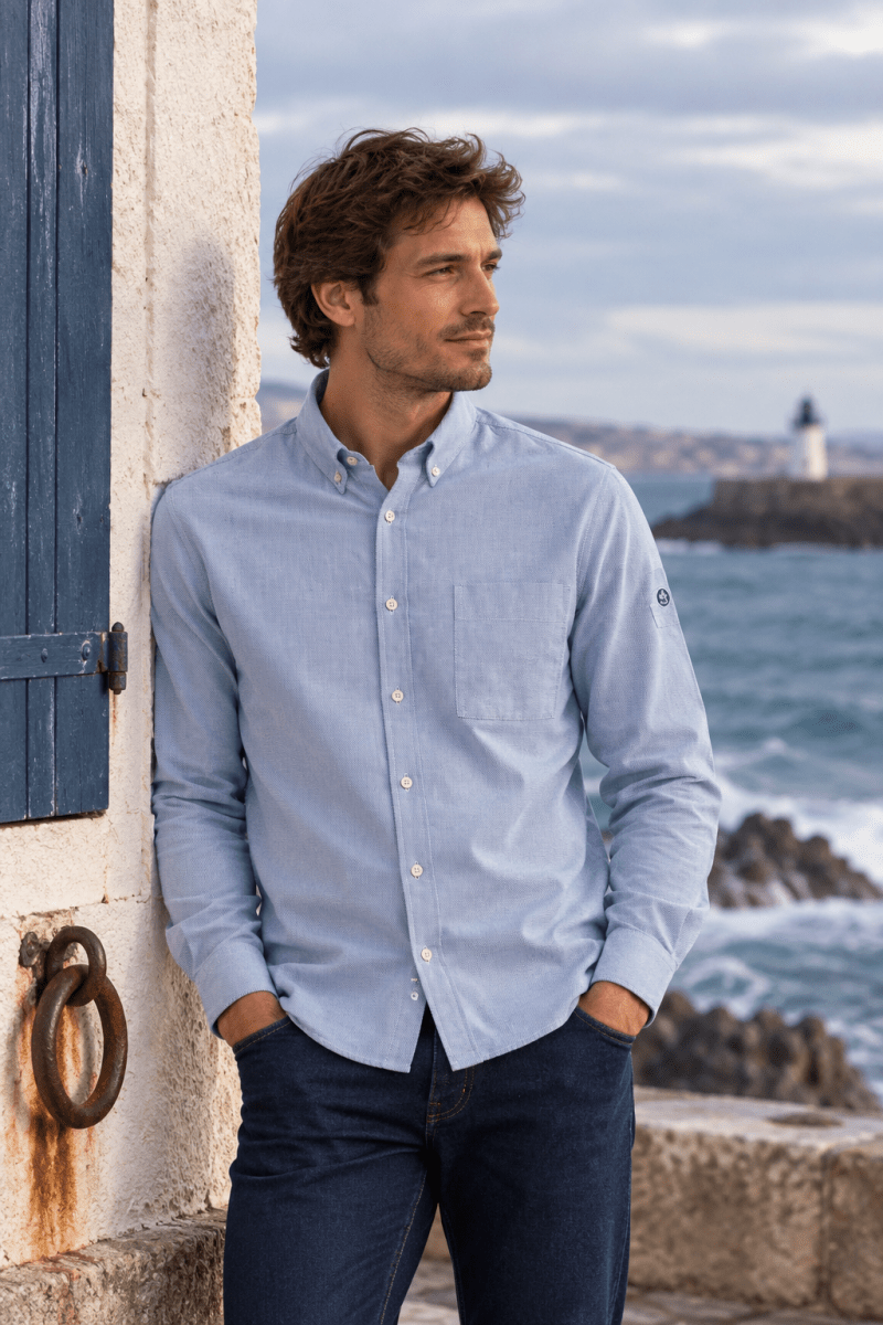 Chemise en Oxford COPILO - Mat de Misaine