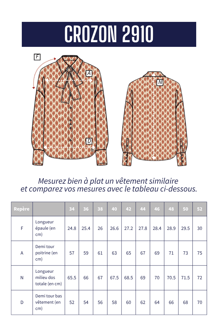 Chemise imprimée CROZON - Mat de Misaine