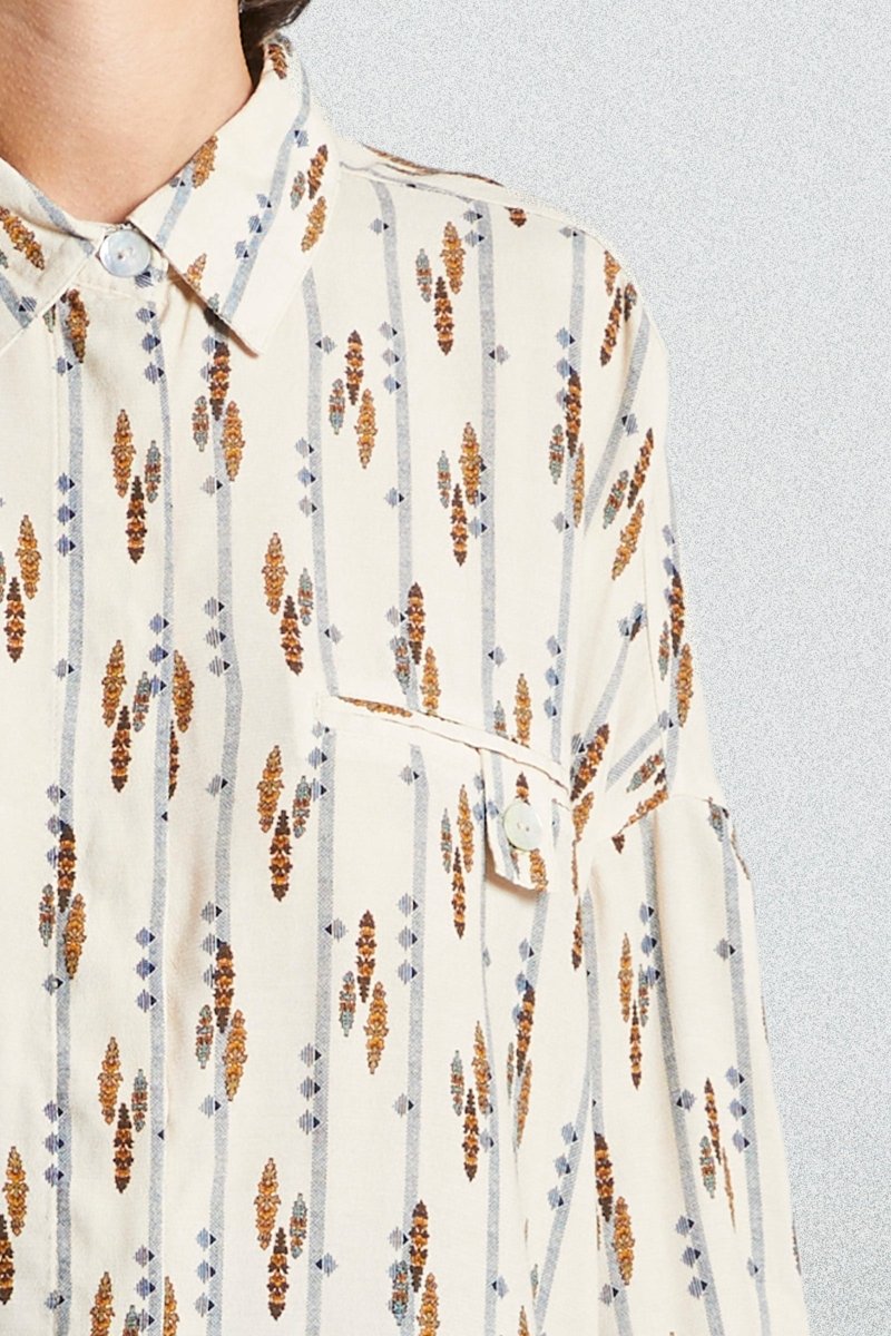 Chemise imprimée en viscose CHILI - Mat de Misaine