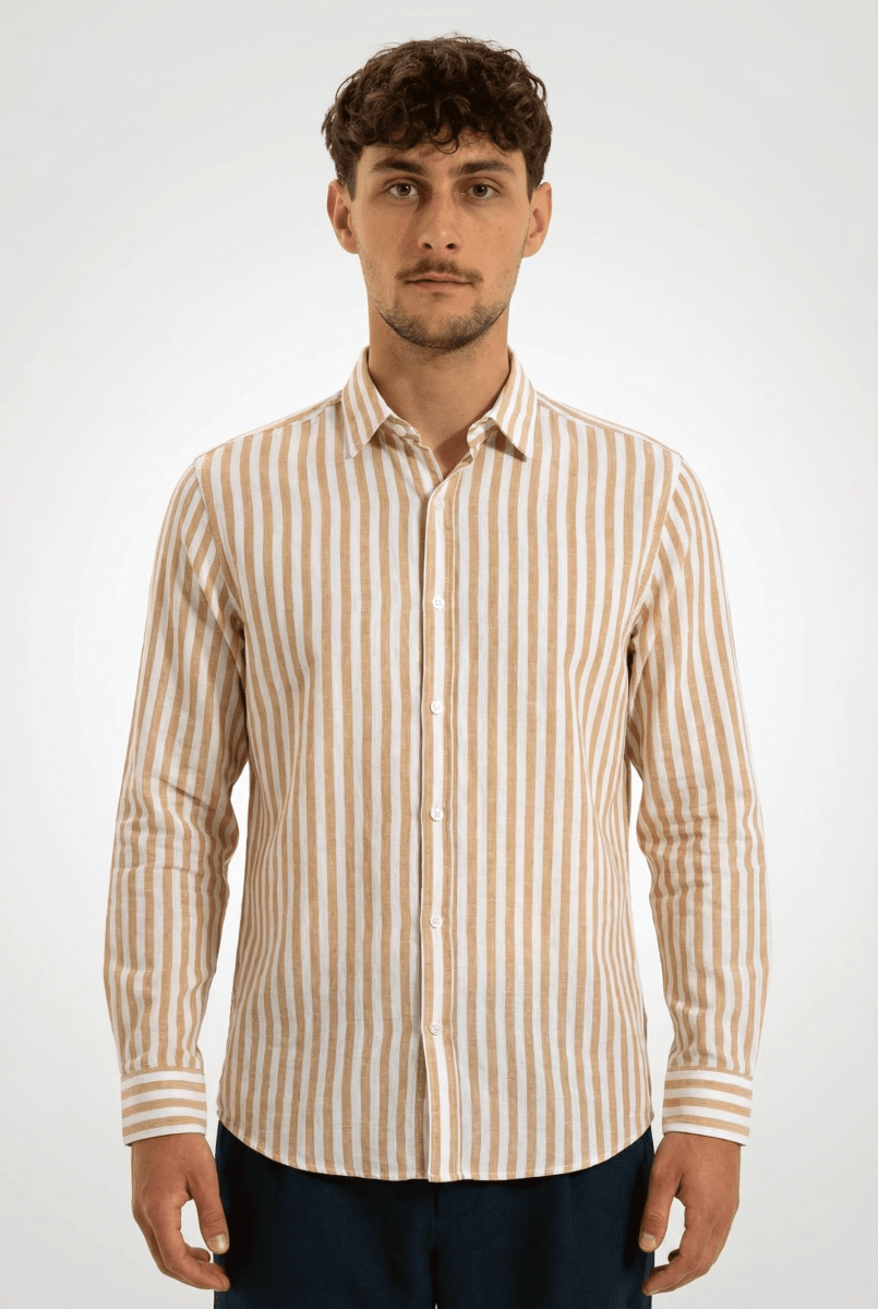 Chemise larges rayures CARGUE - Mat de Misaine