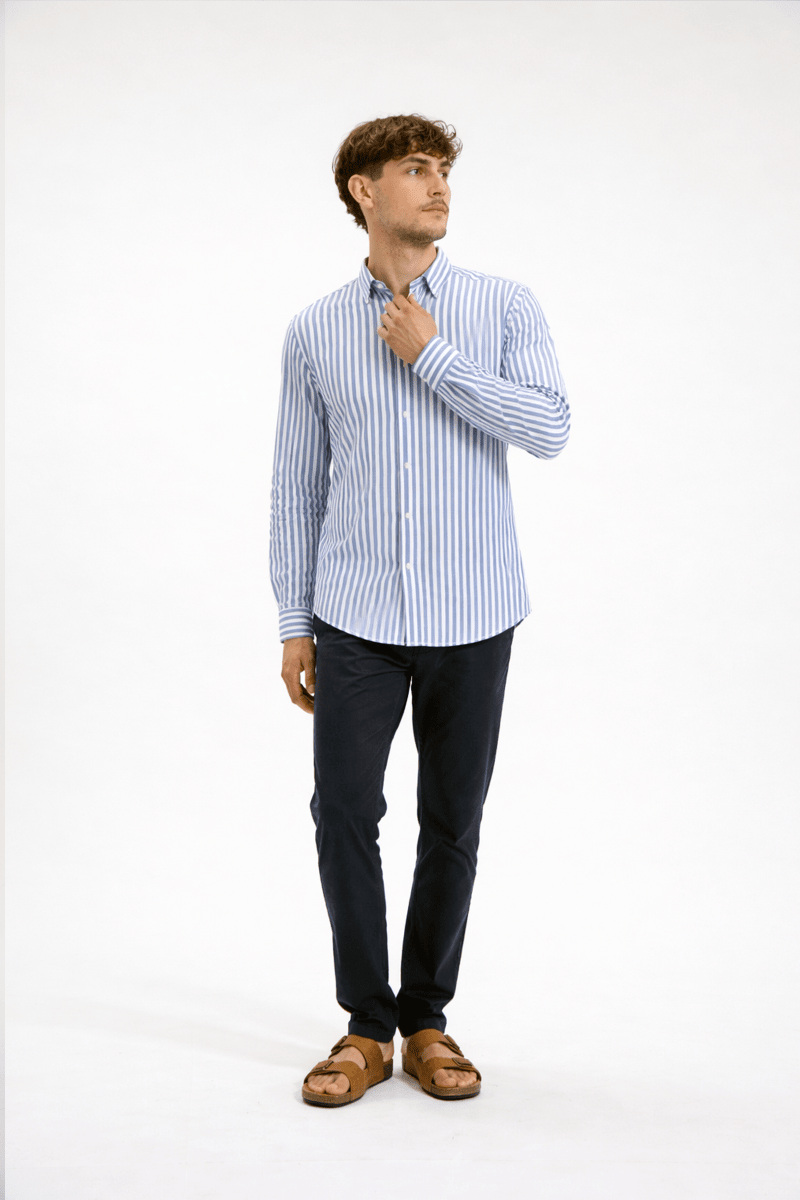 Chemise larges rayures CARGUE - Mat de Misaine