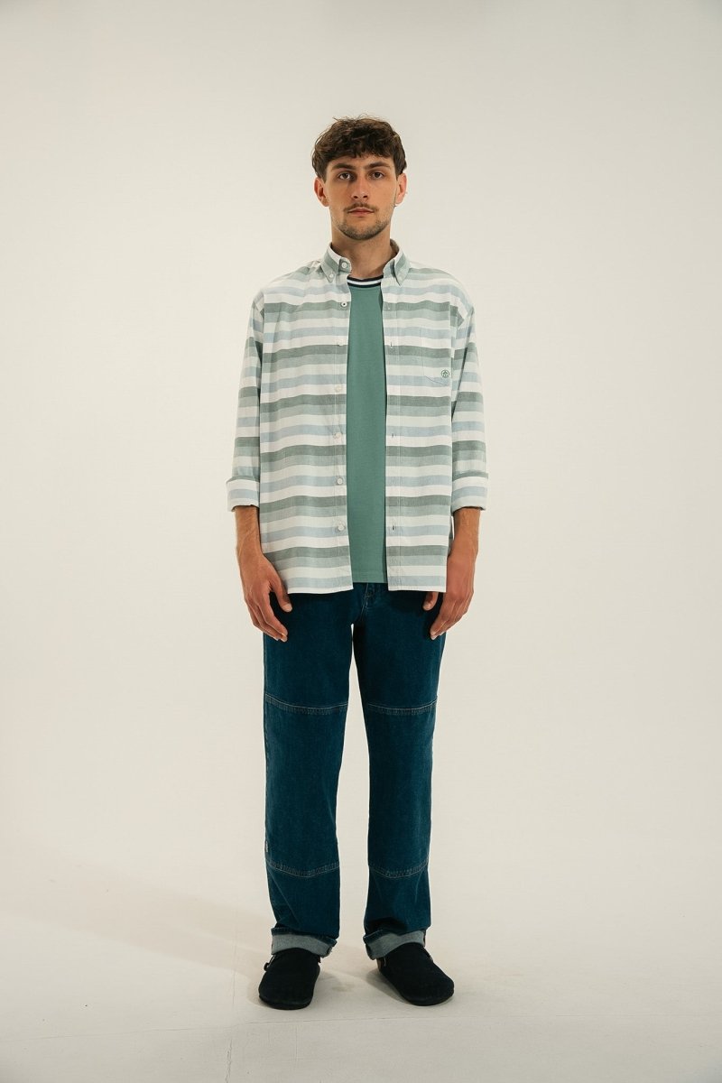 Chemise larges rayures COPILO - Mat de Misaine