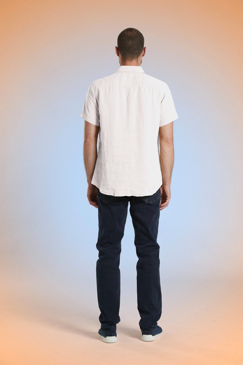 Chemise manches courtes en lin CALYPSO - Mat de Misaine