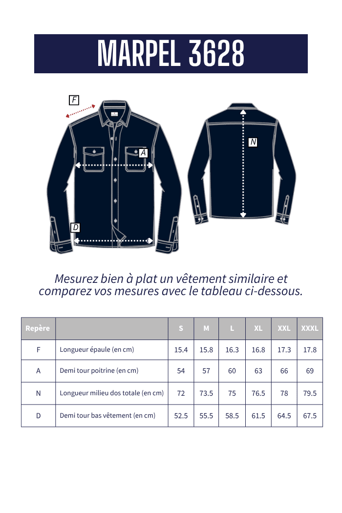 Chemise MARPEL - Mat de Misaine