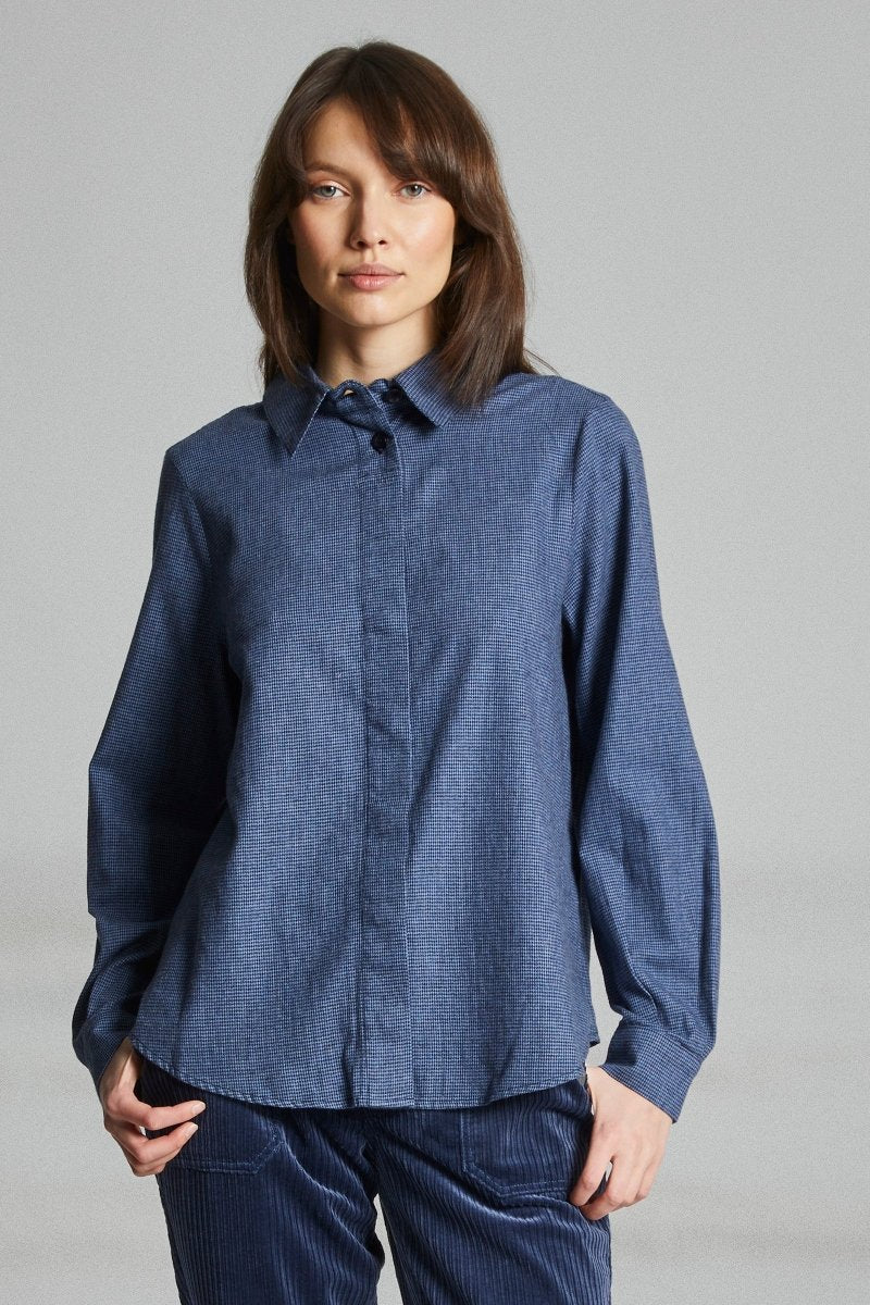 Chemise micro carreaux CYCLE - Mat de Misaine