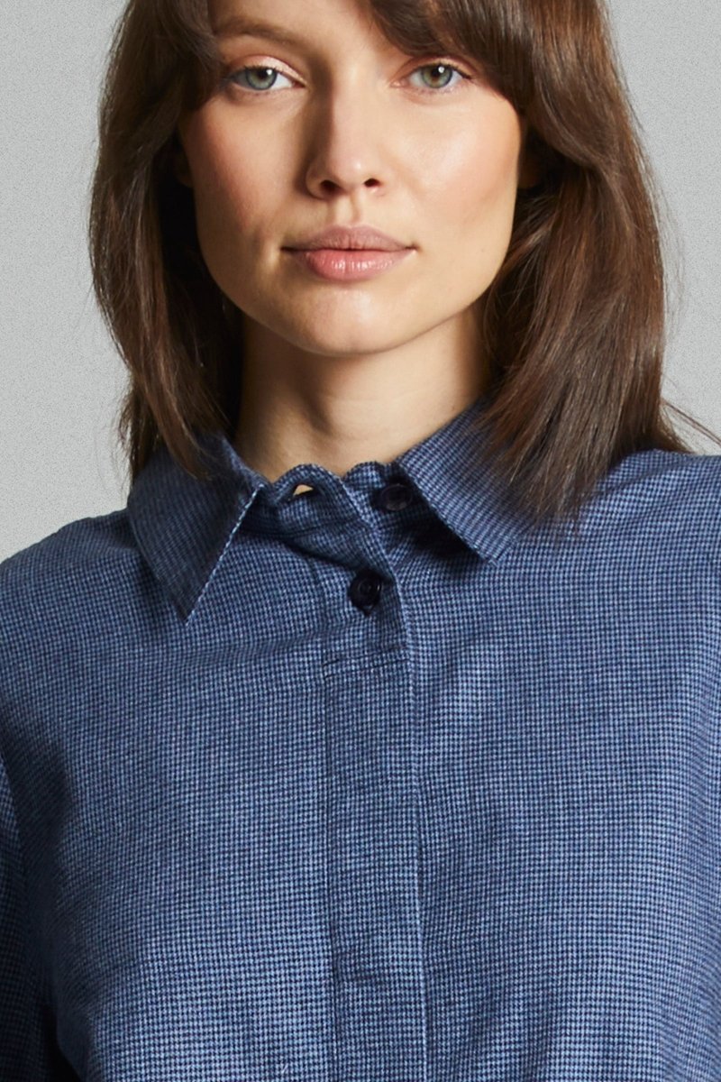 Chemise micro carreaux CYCLE - Mat de Misaine