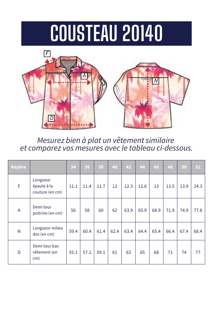 Chemise oversize COUSTEAU - Mat de Misaine