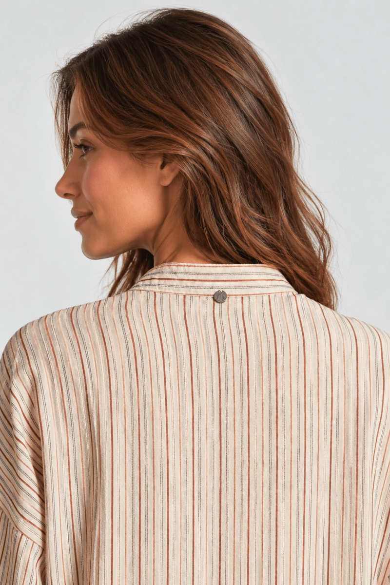 Chemise sans col CADENE - Mat de Misaine