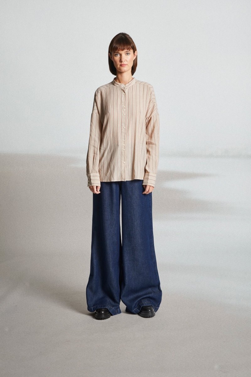 Chemise sans col CADENE - Mat de Misaine