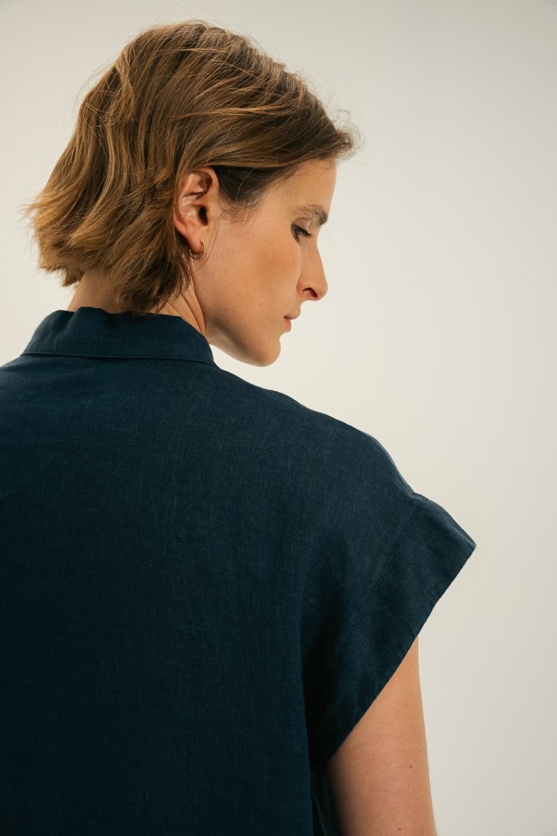 Chemise sans manches en lin CALA - Mat de Misaine