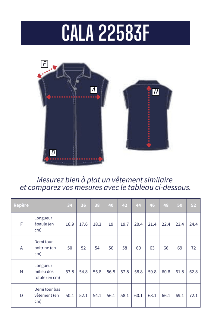 Chemise sans manches en lin CALA - Mat de Misaine