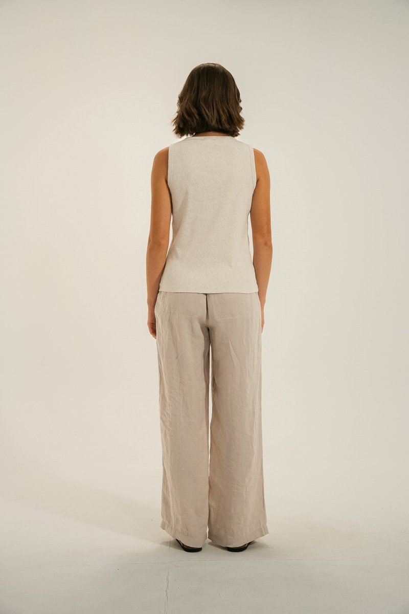 Débardeur boutonné MORA - Mat de Misaine