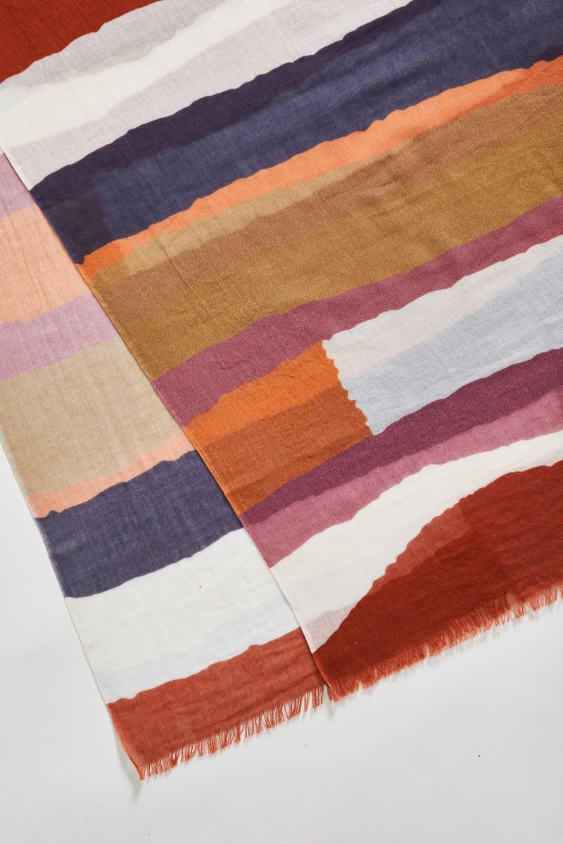 Echarpe multicolore TERRE - Mat de Misaine