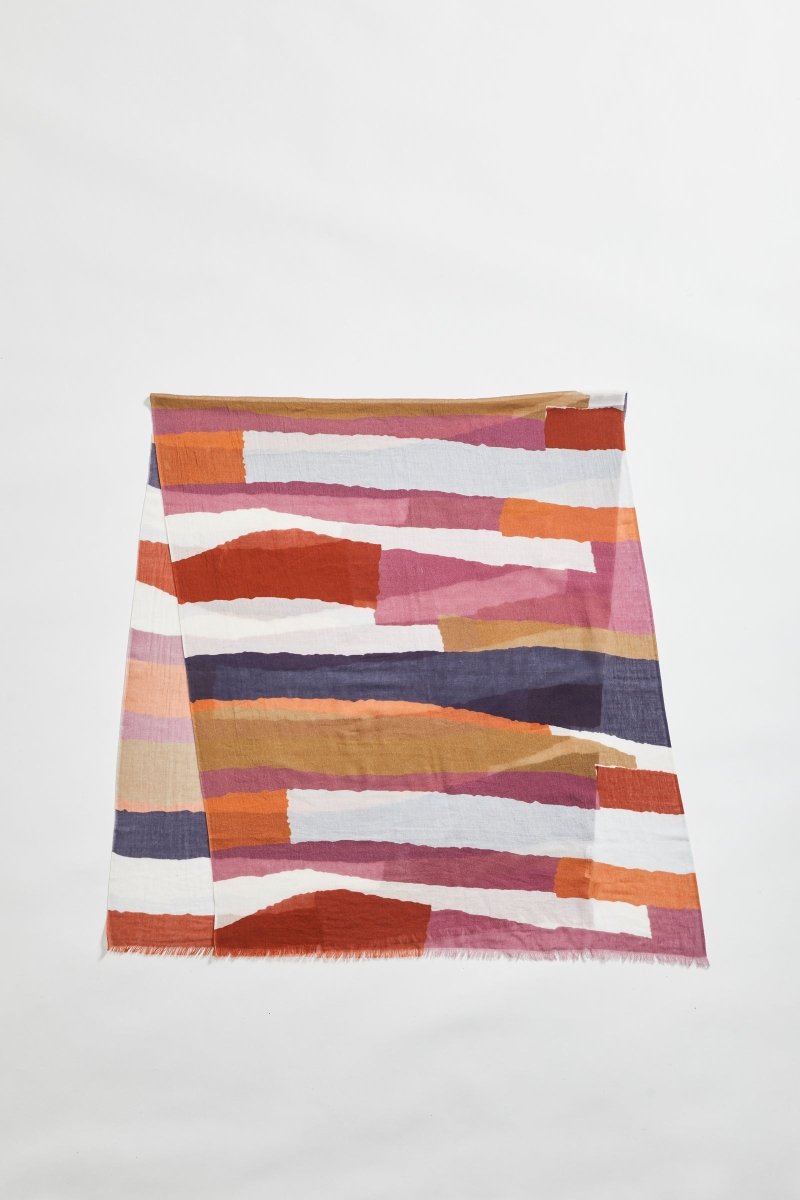Echarpe multicolore TERRE - Mat de Misaine