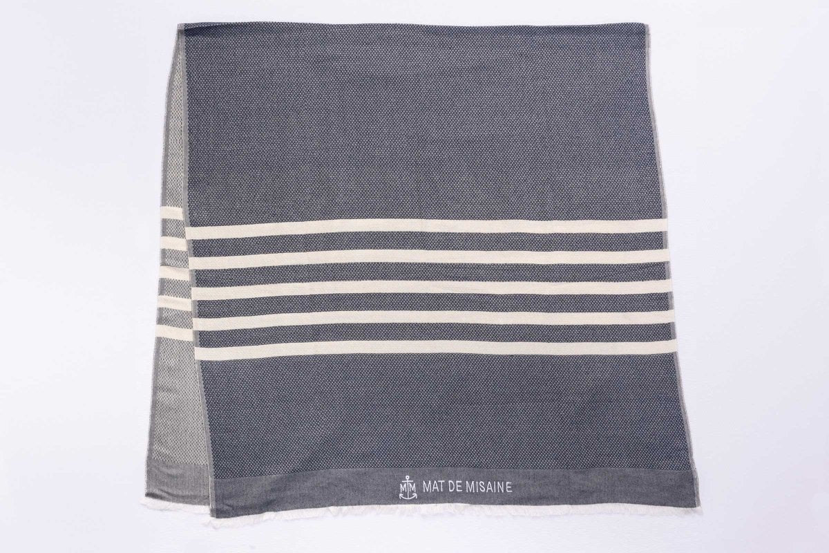 Fouta en coton rayé - Mat de Misaine