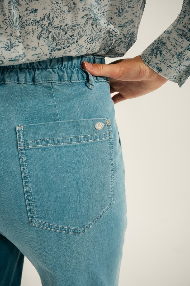Jeans élastiquée jambe arrondie PONTY - Mat de Misaine