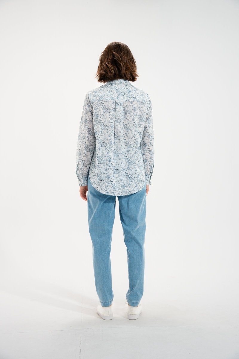 Jeans élastiquée jambe arrondie PONTY - Mat de Misaine