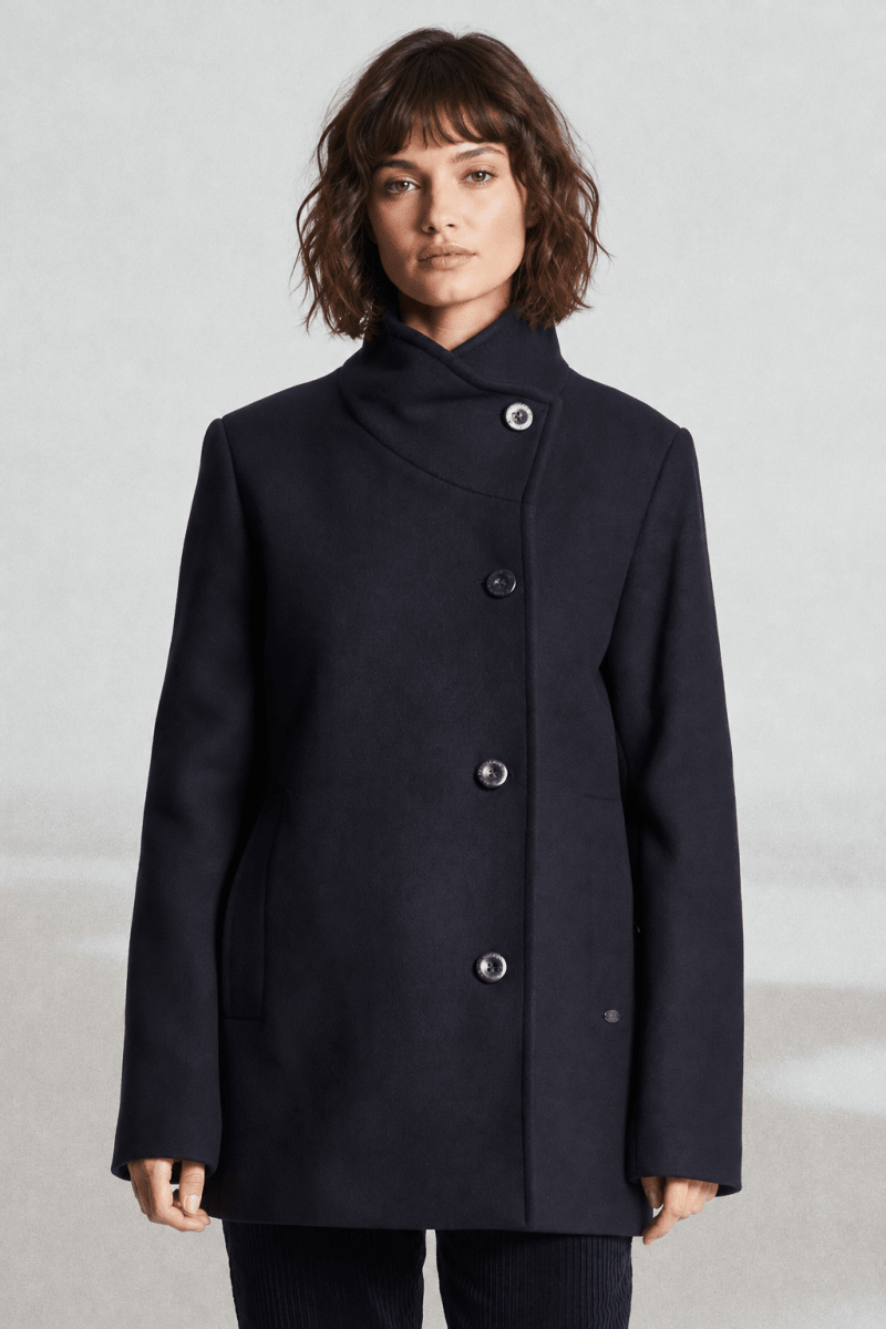 Manteau court en drap de laine FAMO - Mat de Misaine