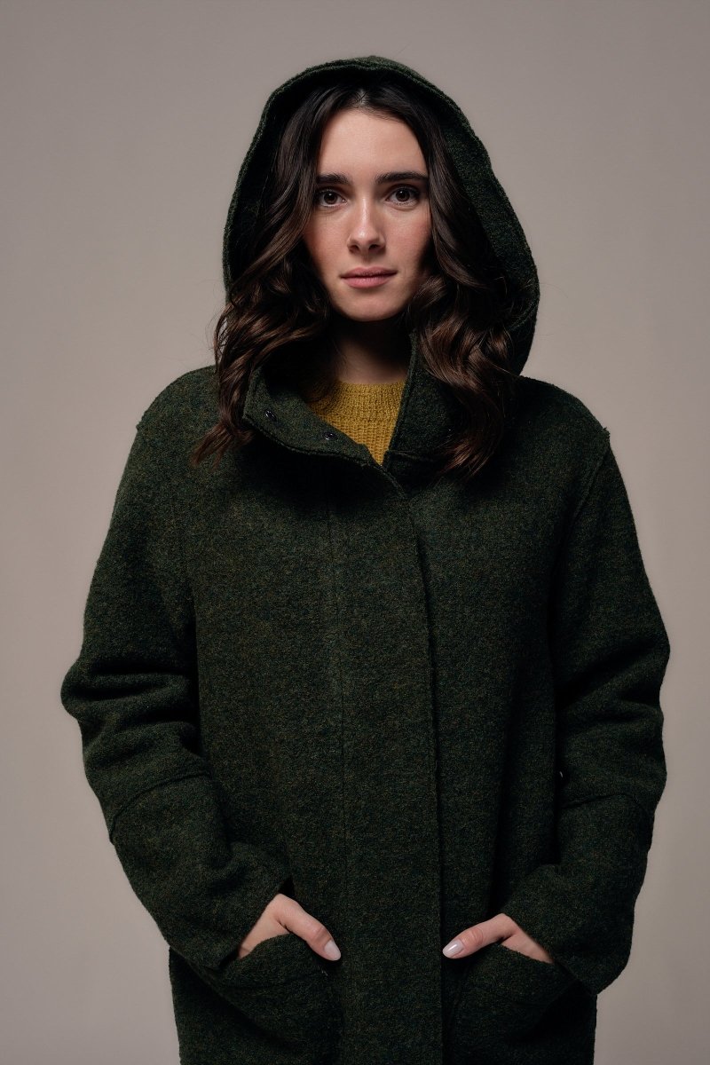 Manteau long à capuche FORTUNE - Mat de Misaine