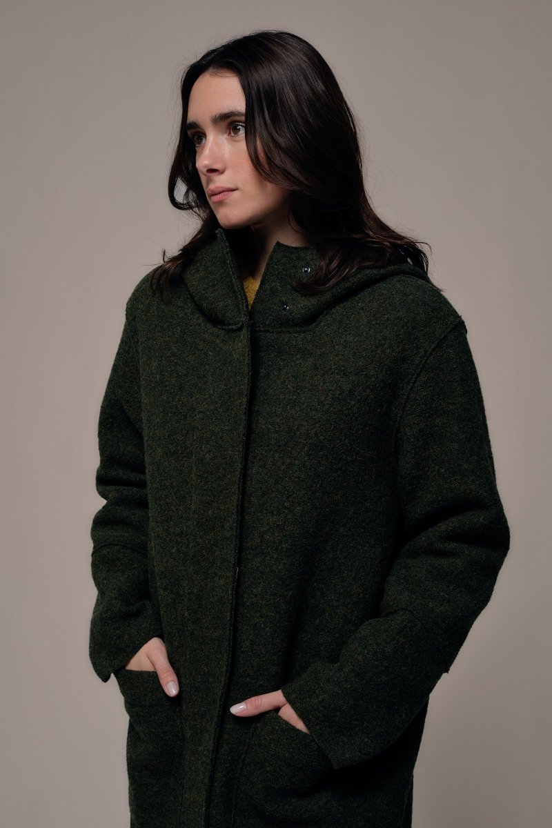 Manteau long à capuche FORTUNE - Mat de Misaine