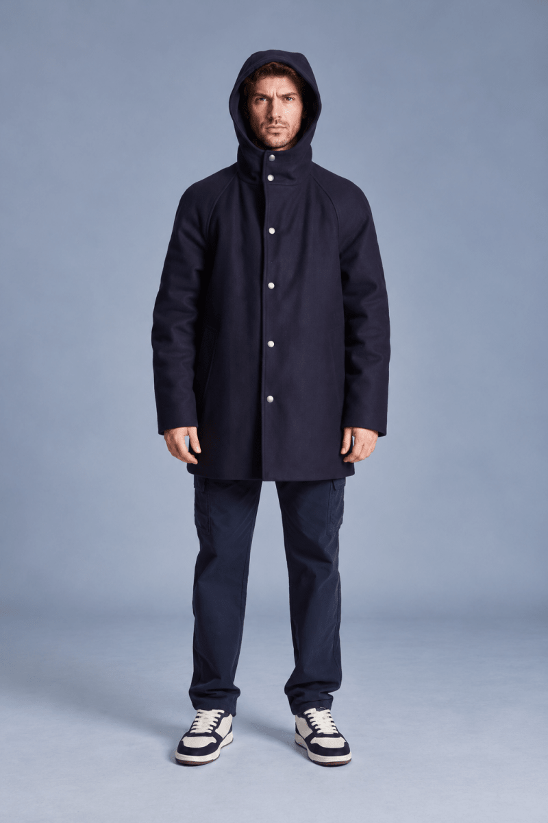 Manteau long à capuche HALARIS - Mat de Misaine