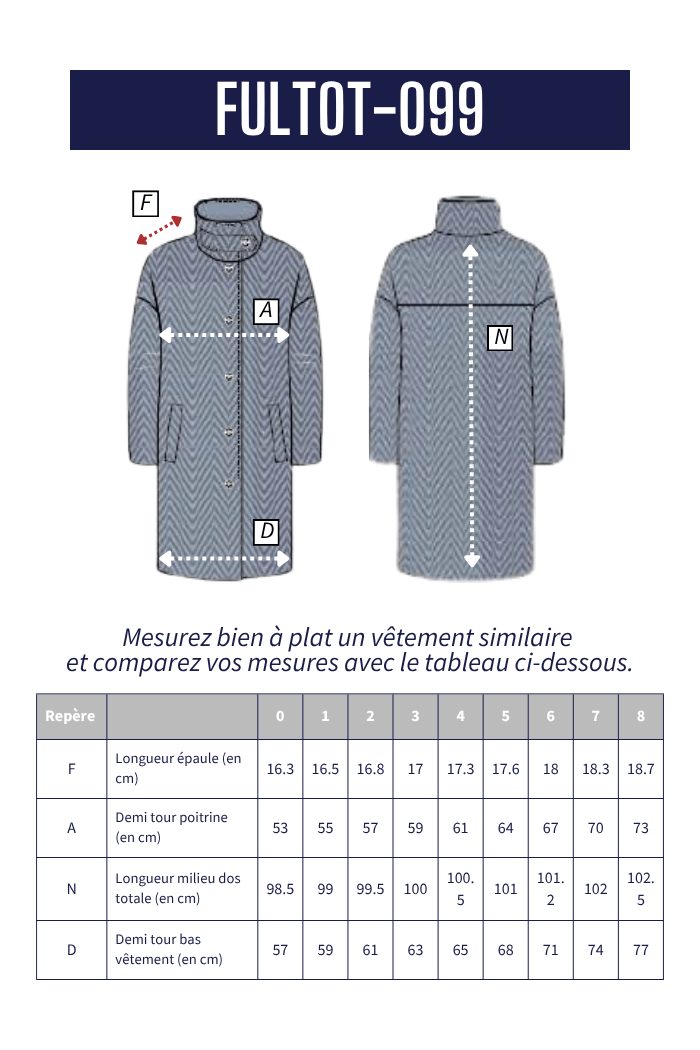 Manteau long FULTOT - Mat de Misaine