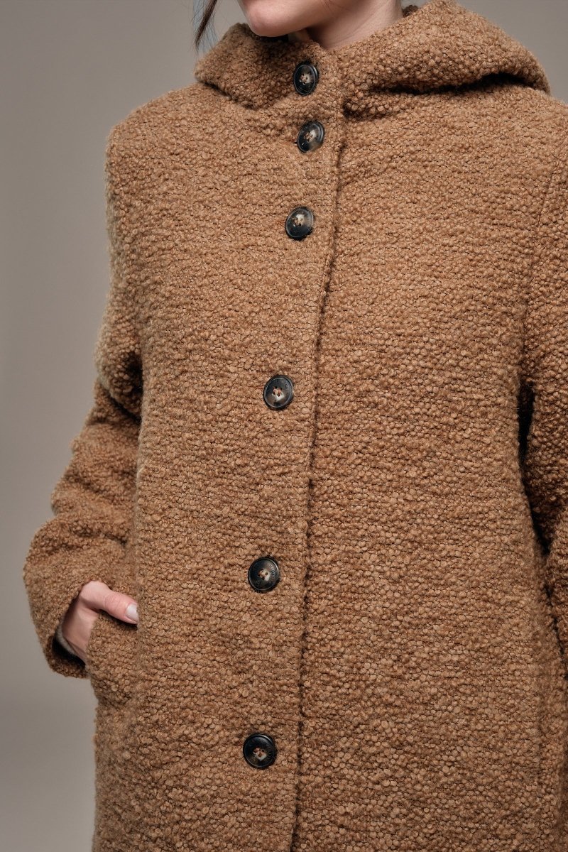 Manteau mi-long à capuche FRISQUET - Mat de Misaine