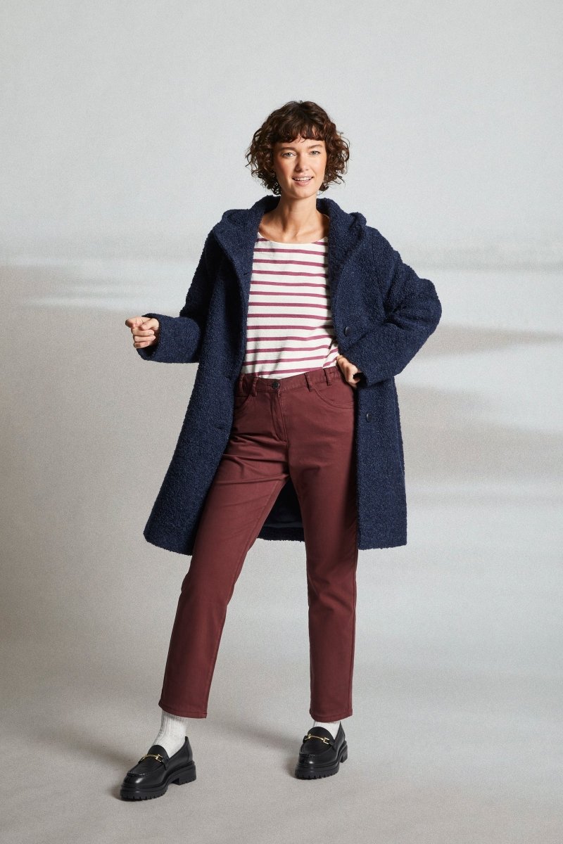 Manteau mi - long à capuche FRISQUET - Mat de Misaine