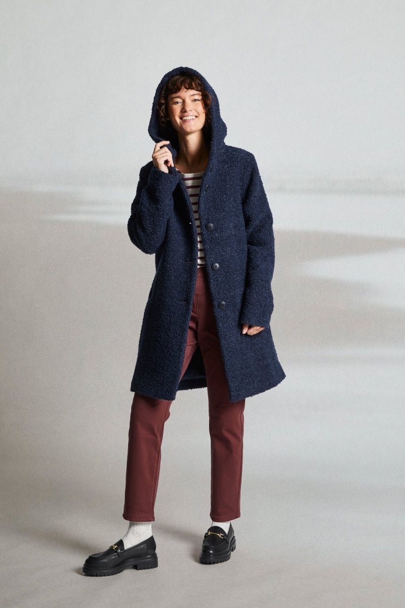 Manteau mi - long à capuche FRISQUET - Mat de Misaine