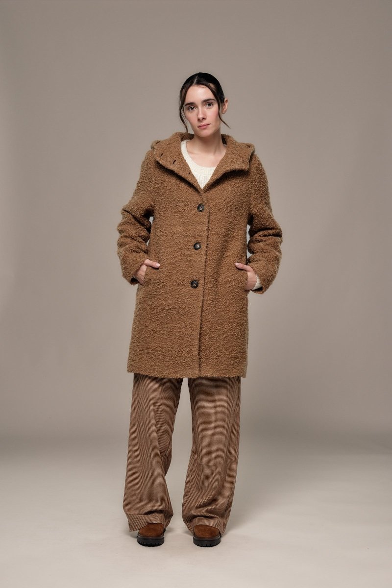 Manteau mi-long à capuche FRISQUET - Mat de Misaine