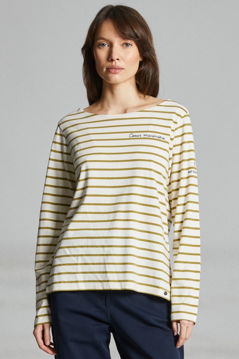 Marinière broderie cœur VENTEST - Mat de Misaine