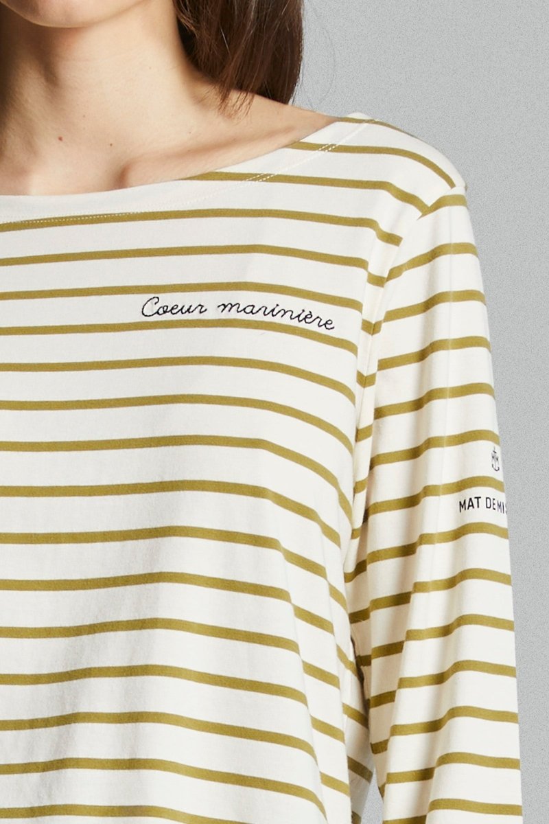 Marinière broderie cœur VENTEST - Mat de Misaine