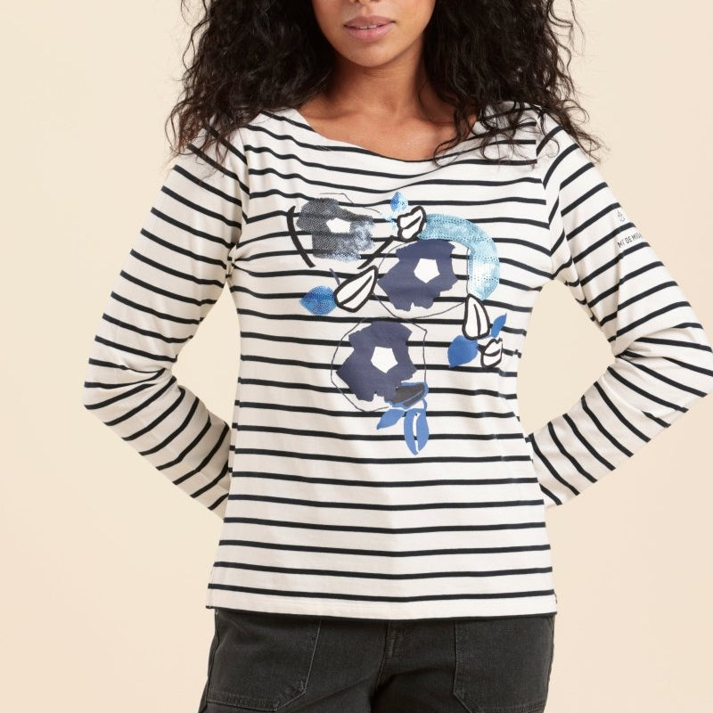mariniere manches longues femme coton - Mat de Misaine