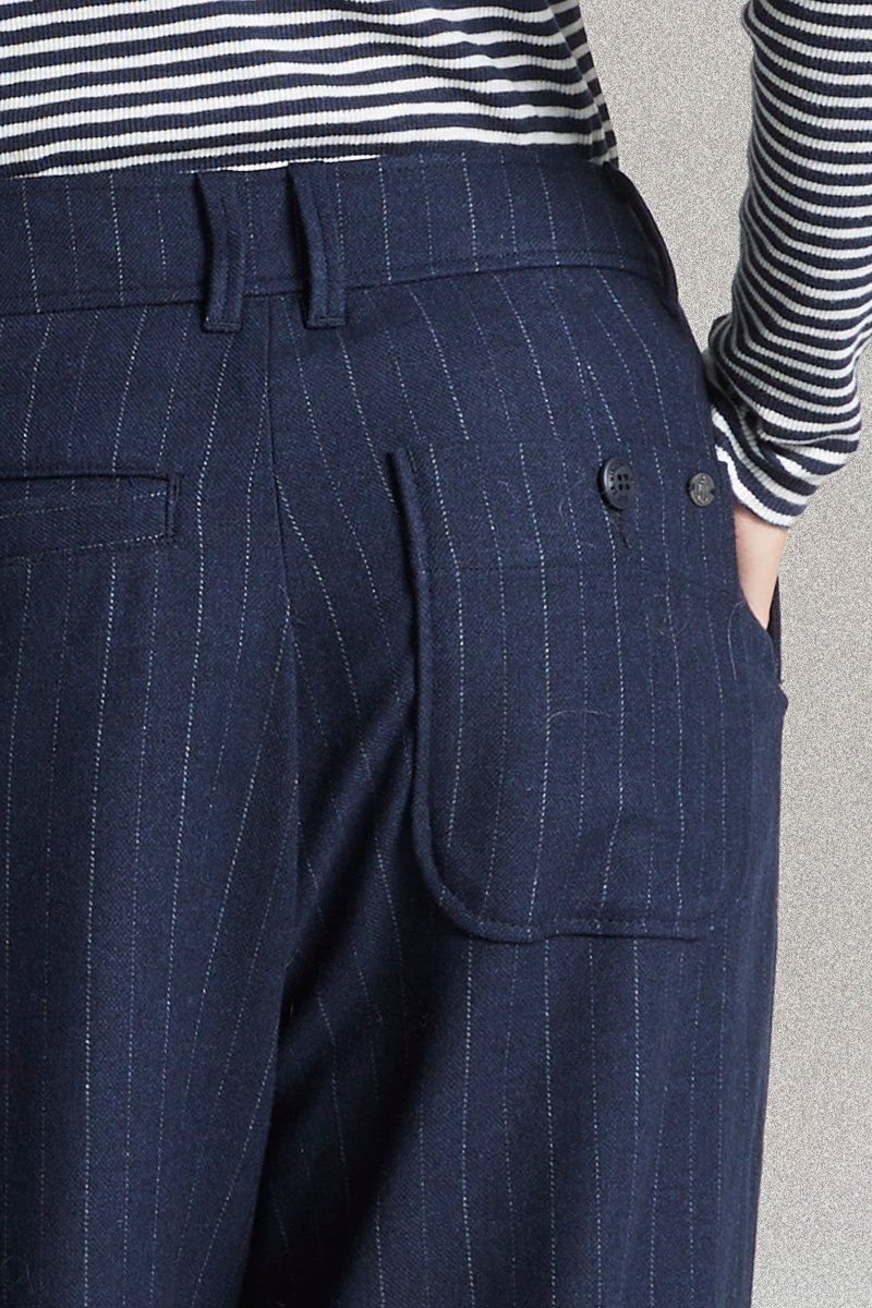 Pantalon à fines rayures PECHEUR - Mat de Misaine