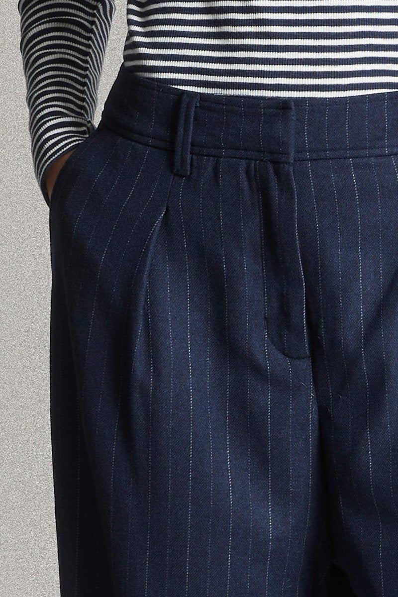 Pantalon à fines rayures PECHEUR - Mat de Misaine